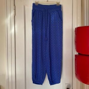New Silky Blue Aerie Joggers Medium